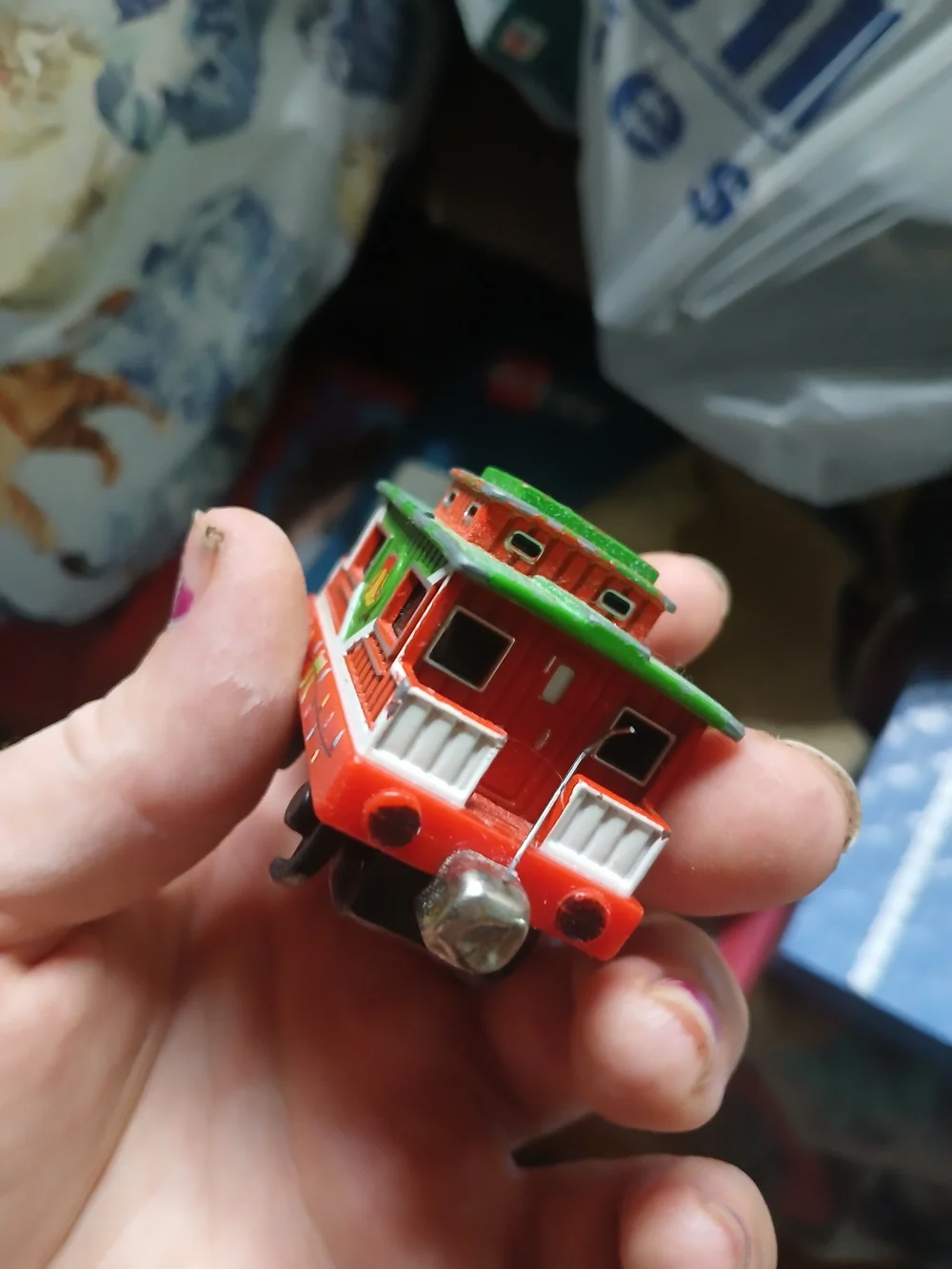 Thomas & Friends Red and Green Holiday Caboose